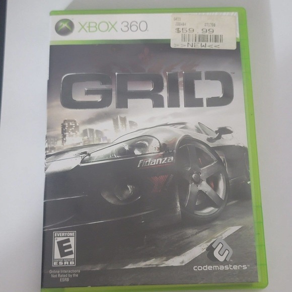 GRID (Xbox 360, 2008) Complete w/ Manual in Original Box CIB, TESTED - Picture 1 of 4